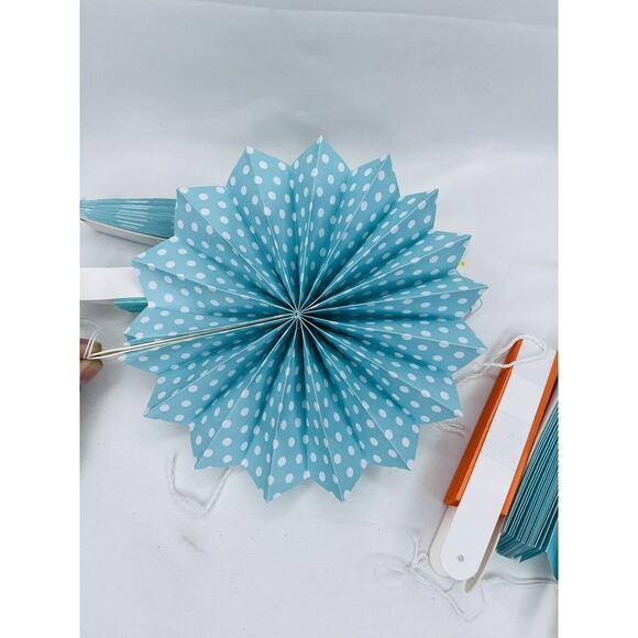 Honeycomb Hanging Round Paper Fans Decoration Party Kit Accessories Multicolor - Picture 10 of 12